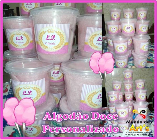 Algodão Doce Personalizado 500ml